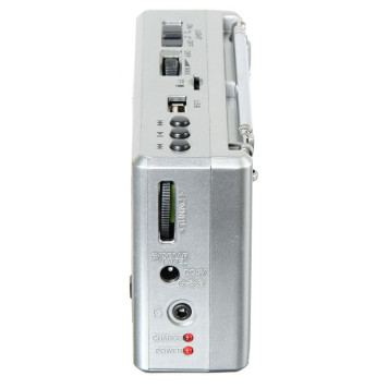 Радиоприемник портативный Hyundai H-PSR160 серебристый USB microSD -1