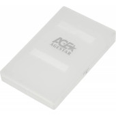 Внешний корпус для HDD/SSD AgeStar SUBCP1 SATA пластик белый 2.5