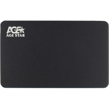 Внешний корпус для HDD/SSD AgeStar 3UB2AX2 SATA I/II/III алюминий черный 2.5