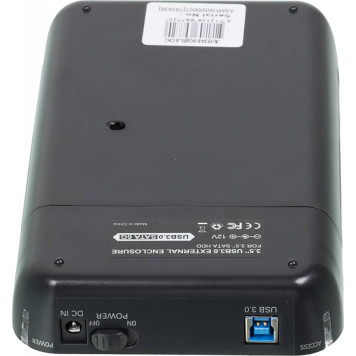 Внешний корпус для HDD AgeStar 3UB3A8-6G SATA II пластик черный 3.5