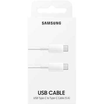 Кабель Samsung EP-DN975BWRGRU USB Type-C (m) USB Type-C (m) 1м белый (упак.:1шт) -1