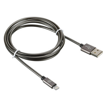 Кабель Digma USB A(m) Lightning (m) 1.2м черный -3