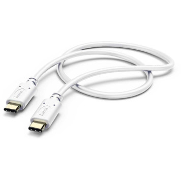 Кабель Hama 00183330 USB Type-C (m) USB Type-C (m) 1м белый -1