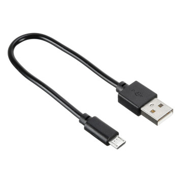 Кабель Digma USB A(m) micro USB B (m) 0.15м черный -3