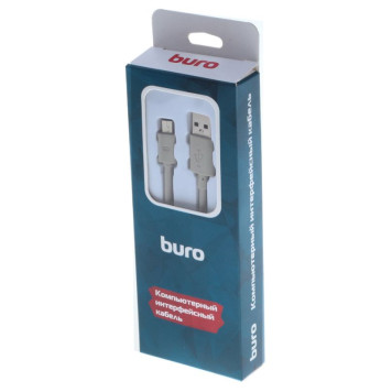 Кабель Buro BHP RET USB_MINI18 USB A(m) mini USB B (m) 1.8м серый -1