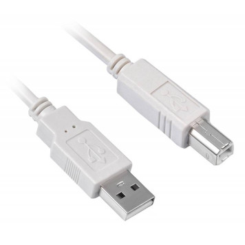 Кабель Buro USB2.0-AM/BM-5M-MG USB A(m) USB B(m) 5м феррит.кольца -2