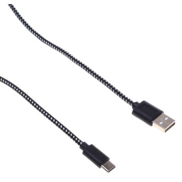 Кабель Buro Braided BHP RET TYPEC1 USB A(m) USB Type-C (m) 1м -3