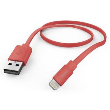 Кабель Hama Flat 00173645 USB (m)-Lightning (m) 1.2м розовый плоский -2