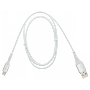 Кабель Cactus CS-LG.USB.A-1 USB (m)-Lightning (m) 1м белый блистер -3