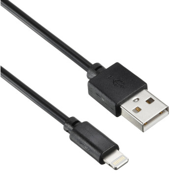 Кабель Digma USB A(m) Lightning (m) 2м черный -4