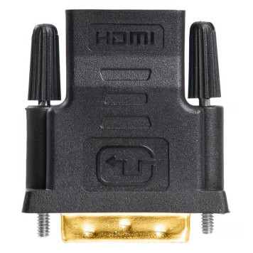 Переходник Buro HDMI-19FDVID-M_ADPT HDMI (f) DVI-D (m) черный -2