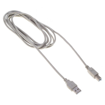 Кабель Buro BHP RET USB_BM30 USB A(m) USB B(m) 3м серый блистер -5