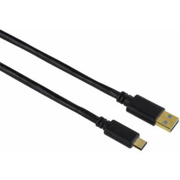 Кабель Hama H-135735 00135735 USB Type-C (m) USB 3.1 A(m) 0.75м черный 