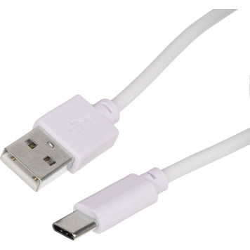 Кабель USB Type-C (m) USB A(m) 1м белый -1