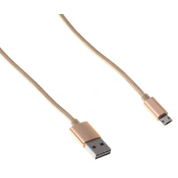 Кабель Buro Braided BHP RET MICUSB-BR USB A(m) micro USB B (m) 1м золотистый -4