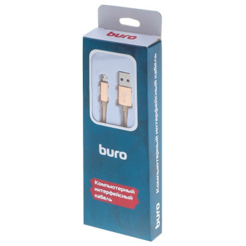 Кабель Buro Braided BHP RET MICUSB-BR USB A(m) micro USB B (m) 1м золотистый -5