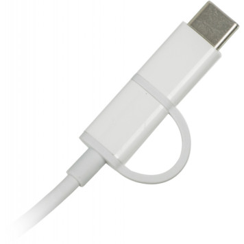 Кабель Xiaomi Mi 2-in-1 SJV4082TY USB (m)-USB Type-C (m)/micro USB (m) 1м белый -2
