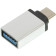 Адаптер Redline УТ000012622 USB Type-C (m) USB 3.0 A(f) серебристый 