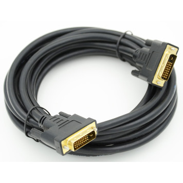 Кабель DVI-D Dual Link (m) DVI-D Dual Link (m) 5м феррит.кольца черный 