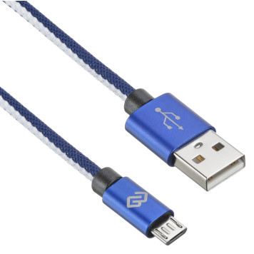 Кабель Digma USB A(m) micro USB B (m) 0.15м синий -4