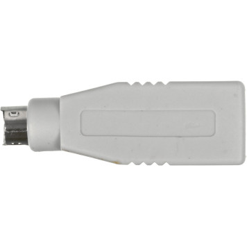 Переходник Ningbo MD6M USB013A PS/2 (m) USB A(f) серый -1
