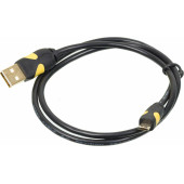 Кабель 2A Smooth connector micro USB B (m) USB A(m) 0.75м черный