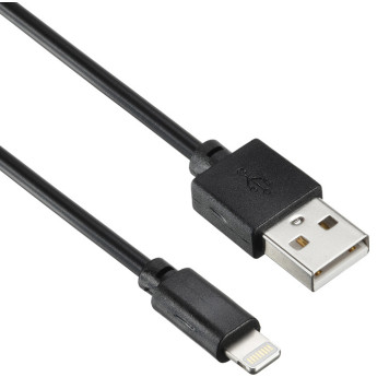 Кабель Digma USB (m)-Lightning (m) 1.2м черный -4