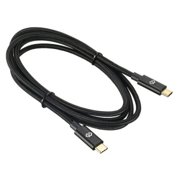 Кабель Digma Power Delivery 100W USB Type-C (m) USB Type-C (m) 1.5м черный -3
