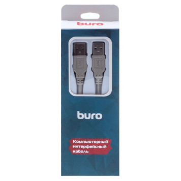 Кабель Buro BHP RET USB_AM30 USB A(m) USB A(m) 3м серый блистер -1