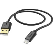Кабель Hama 00173635 Lightning (m) USB 2.0 (m) 1.5м черный