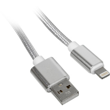 Кабель Redline УТ000014152 Lightning (m) USB A(m) 2м серебристый -1