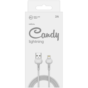 Кабель Redline Candy УТ000021988 Lightning (m) USB A(m) 1м белый -1