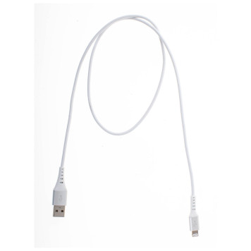 Кабель Cactus CS-LG.USB.A-0.8 USB (m)-Lightning (m) 0.8м белый блистер -3