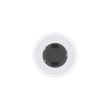 Переходник Apple MMX62ZM/A mini-Jack 3.5 (f) Lightning (m) белый -2