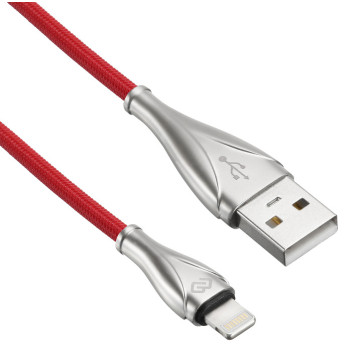 Кабель Digma USB A(m) Lightning (m) 1.2м красный -3