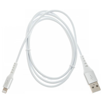 Кабель Cactus CS-LG.USB.A-1.2 USB (m)-Lightning (m) 1.2м белый блистер -3