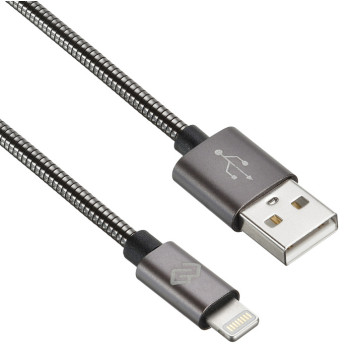 Кабель Digma USB A(m) Lightning (m) 1.2м черный -4
