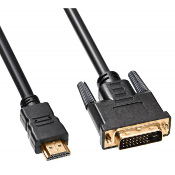 Кабель Buro HDMI-19M-DVI-D-1.8M HDMI (m) DVI-D (m) 1.8м феррит.кольца черный -2