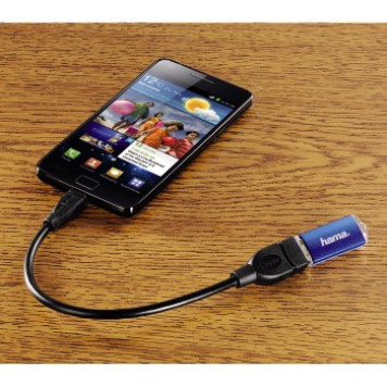 Кабель Hama 00078426 USB A(f) micro USB B (m) 0.15м черный блистер -1
