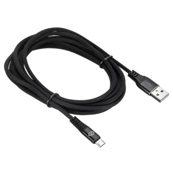 Кабель Digma USB (m)-micro USB (m) 3м черный -3