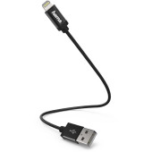 Кабель Hama 00178280 USB (m)-Lightning (m) 0.2м черный