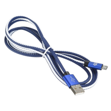 Кабель Digma USB A(m) micro USB B (m) 1.2м синий -3