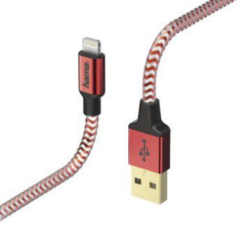 Кабель Hama 00178299 Lightning (m) USB A(m) 1.5м красный -2