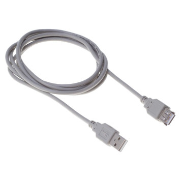 Кабель Buro BHP RET USB_AF18 USB A(m) USB A(f) 1.8м серый блистер -2
