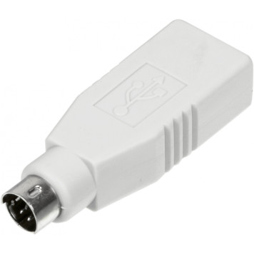 Переходник Ningbo MD6M USB013A PS/2 (m) USB A(f) серый -3
