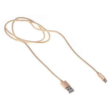 Кабель Buro Braided BHP RET MICUSB-BR USB A(m) micro USB B (m) 1м золотистый -3