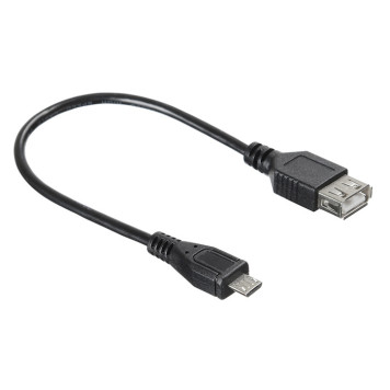 Кабель OTG Buro USB A(f) micro USB B (m) 0.2м черный -4