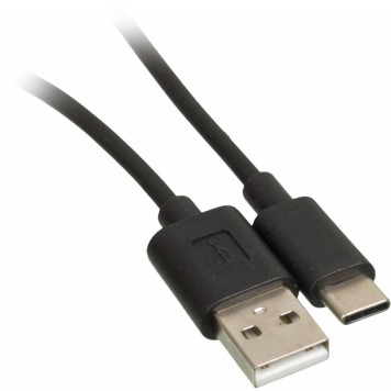 Кабель USB Type-C (m) USB A(m) 1м черный -1