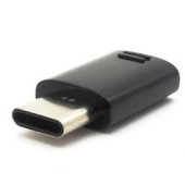 Переходник Samsung EE-GN930 EE-GN930BBRGRU micro USB B (f) USB Type-C (m) черный