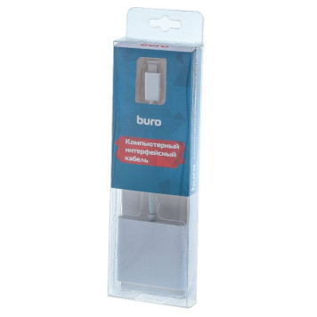 Переходник Buro BHP RET TPC-HDM USB Type-C (m) HDMI (f) USB 3.0 A(f) USB Type-C (f) белый -2